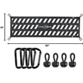 thumbnail image 6 of Lucky Straps Easy-to-Use Heavy Duty Black Tailgate Net for Full Size Truck 60 x 18 inch, 4 Carabiner Hooks, 6 of 6