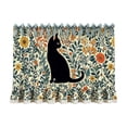thumbnail image 7 of Clearance Oven Curtain for Farmhouse Kitchen Decor Stove Cover Skirt with Lace Ruffle Trim & 8 Ribbon Ties, Rustic Decorative Oven Door Curtain for Kitchen, Dishwasher & Range, 7 of 7