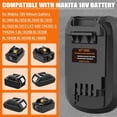 thumbnail image 3 of Adapter for Black_ and_Decker 20V Cordless Tool Convert for Ma-ki-ta 18V Li-ion Battery, 3 of 10