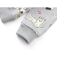 thumbnail image 5 of Cooltree Crewneck Sweatshirt for Girls - Cute Puppy Long Sleeve Pullover Ruffle Trim Tops Size 6, 5 of 7