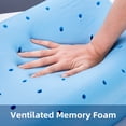 thumbnail image 5 of inight Memory Foam Pillows, Foam Pillows for Sleeping, Pillows Standard Size Set of 2 for Back Sleeper & Side Sleeper Pillow, Memory Foam Pillows 2 Pack, Oeko-TEX & CertiPUR-US Certified, 5 of 13