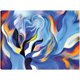 thumbnail image 1 of Cuadro Decorativo - Las formas azules dentro Jr  Impresión en canvas, estrechado., 1 of 2