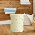 thumbnail image 5 of HengDidi Foldable Large Capacity Plastic Dirty Laundry Hamper Basket with Carrying Handle for Home Clothes Storage | Size 35x43cm, 5 of 6