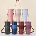 thumbnail image 3 of BAETEUY Beverage Cup Bag with Handle Easy to Carry Insulated Milk Tea Beverage Cup Bag Daily Use, 3 of 8