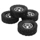 thumbnail image 4 of Estrela 4WD neumáticos de goma cubo de rueda de aleación de aluminio para WPL C14 C24 B14 B24 B16 B36 1/16 RC pieza de actualización de coche plateado, 4 of 8