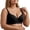 Black, variant on QHFBli Women Plus Size Full Cup Underwire Bra, Wide Adjustable Straps Push Up Support Large Bust Brassiere Beige XL