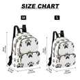 thumbnail image 2 of FORMRS Mini Backpack Purse for Women Quilted Travel Daypack Casual Shoulder Bag, Cartoon Cat Paw, 2 of 7