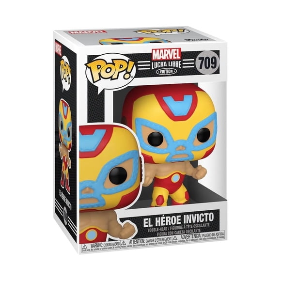 Figura Funko Pop Lucha Libre Edición Iron Man 3.7 Pulgadas