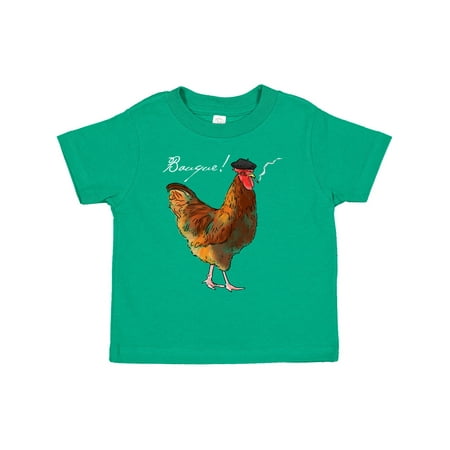 

Inktastic French Rooster Say Bauque! Gift Toddler Boy or Toddler Girl T-Shirt
