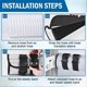 thumbnail image 3 of Portable AC Hose Insulation Sleeve Portable Air Conditioner Hose Cover Wrap for 5In & 5.9In Diameter Easy Installation, 3 of 5