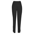 thumbnail image 6 of Qgtaibl Thin Fleece Lined Leggings for Women High Waist Yoga Pants Bottom Cutout Workout Tights Soft Comfy Pant (Black,S), 6 of 9