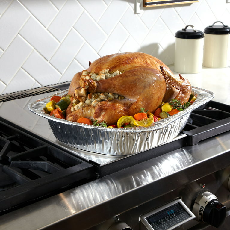 Aluminum Roaster Pan with Handles 14 1/4in x 17 1/2in