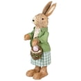 thumbnail image 4 of Northlight Standing Sisal Spring Rabbit Figure with Egg Basket Easter Decoration - 20.25", 4 of 6