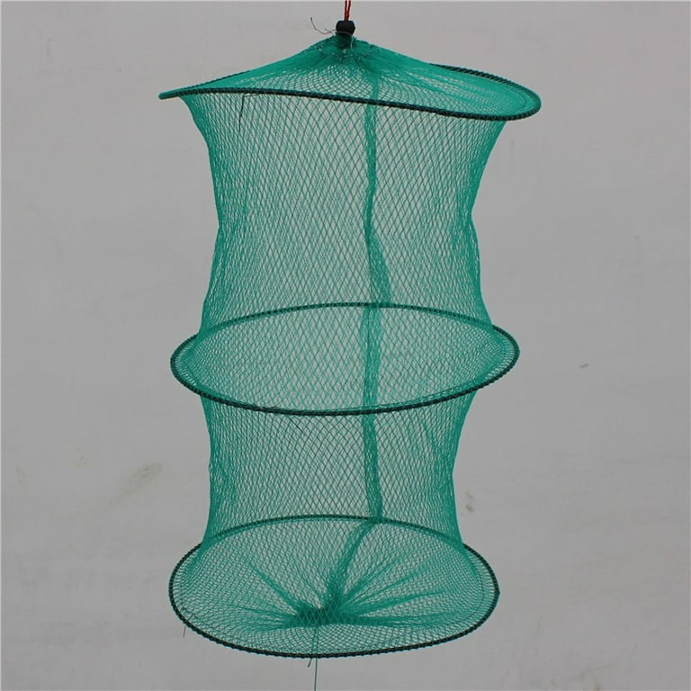Fishing Net New Knotless Net Small Fish Protection Fishing Gear Tackle With  Laps 