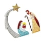 thumbnail image 5 of Conjunto de figuras de belén navideño, estatua de Jesús con luz, artesanía de mesa Estilo B, 5 of 9