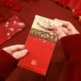 thumbnail image 5 of 100Fens Chinese New Year Red Envelopes 2025 Snake Red Packet Money Envelope Gifts Hong Bao For Spring Festival Wedding Birthday With 6 Designs - 6pcs, 5 of 9
