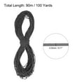 thumbnail image 2 of Uxcell Elastic Cord Heavy Stretch String Rope for Crafting DIY Sewing Hook Straps Camping Tie Down Strap Dark Grey 2.5mm x 90m, 2 of 5