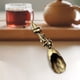thumbnail image 3 of dita en forma de del té s de trompeta de metal delicado de café para del té Utensilio R perfecl Pala para granos de café, 3 of 4