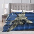 UltraSoft Micro Fleece Blanket,Airplane Jet Theme,Custom Home Decor