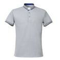 thumbnail image 1 of BLESSUME Chemise de Clergé à Manches Courtes pour Homme, Col à Patte, Chemise de Poteau - 10 Couleurs, 1 of 6
