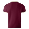 thumbnail image 4 of Klisyaur Mens Zipper Shirts Short Sleeve Solid Color Casual Comfortable Lightweight Tee Summer Business Tops, 4 of 5