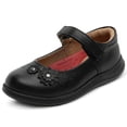thumbnail image 3 of Zapato Escolar Para Niña De Piel Florecita Soporte Arco negro 15, 3 of 6