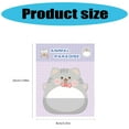 thumbnail image 5 of 160 Sheets Cartoon Animal Notes Paper 60x58mm Adheive Notes Small Notepads Reminder on Notebook Journal Planner Calender, 5 of 9