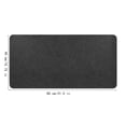 thumbnail image 3 of Aihimol Large Faux Leather Mouse Pad 31.5"x15.7" - Non-Slip Waterproof Desk Mat with Heat-Resistant Surface for Office, Gaming & Home Use (Black), 3 of 6