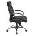 thumbnail image 3 of Deluxe Mid Back Black Executive Leather Office Chair, 3 of 3