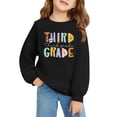 thumbnail image 5 of Coerni Girls 3rd Grade Sweatshirt Back to School Outfit Third Grade Oversized Pullover First Day of School Comfy Graphic Tee Tops, 5 of 7