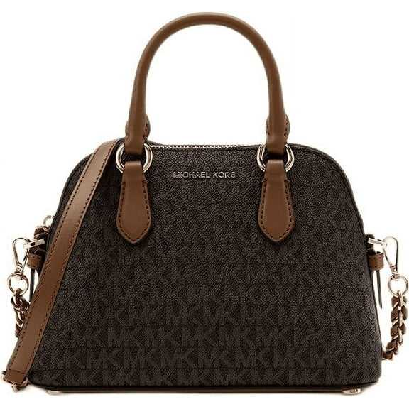 Michael Kors Veronica Extra-Small Saffiano Leather Crossbody Bag (Brown/Acorn)