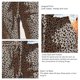 thumbnail image 5 of Pantalones casuales de mujer,Pantalones de mujer Pantalones de salón con estampado de leopardo Pantalones de mujer con estampado de leopardo Salida de alta intensidad, 5 of 6