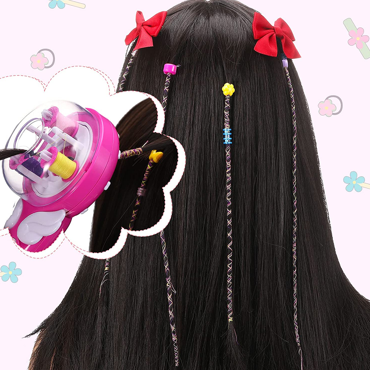 GUSTVE Electric Hair Braider Automatic Hair Braiding Tool DIY Hairstyle