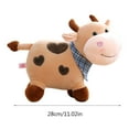 ZPAQI Vivid Calf Cow Soft Stuffed Animal for Doll Toys Claw Machine