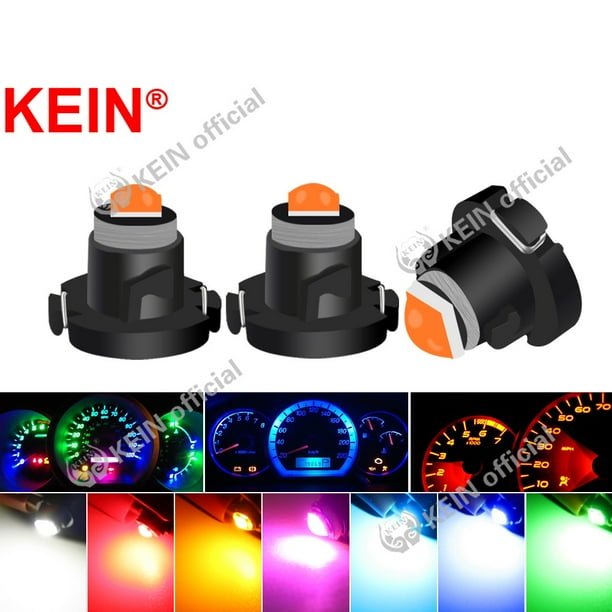 KEIN 2022NEW with Lens Dashboard Led Light T3 T4.2 T4.7 LED Neo Wedge Car Interior Light Lens Lamp Cluster Gauge Beads Instrument Dashboard Panel Signal Bulb Instrument Signal Light Led Meter Bulb 12V huangjie unisex