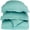 Teal, variant on 600 Thread Count 100% Egyptian Cotton Stripe Duvet Cover & Pillow Shams, 3-Piece Duvet Cover Set by Blue Nile Mills, King/California, Teal