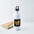 thumbnail image 5 of CafePress - Love Softball Stitched Decor Water Bottle - Stainless Steel Water Bottle, Sports Bottle, 1.0L, 5 of 5