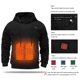 thumbnail image 4 of Manta, manta para sofá, sudadera con capucha térmica de moda, batería de larga duración, batería de alta capacidad, calefacción ergonómica, sudadera con capucha, 4 of 9