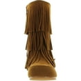 thumbnail image 3 of Pierre Dumas Girls Apache-6 Fringe Moccasin Boots, 3 of 4