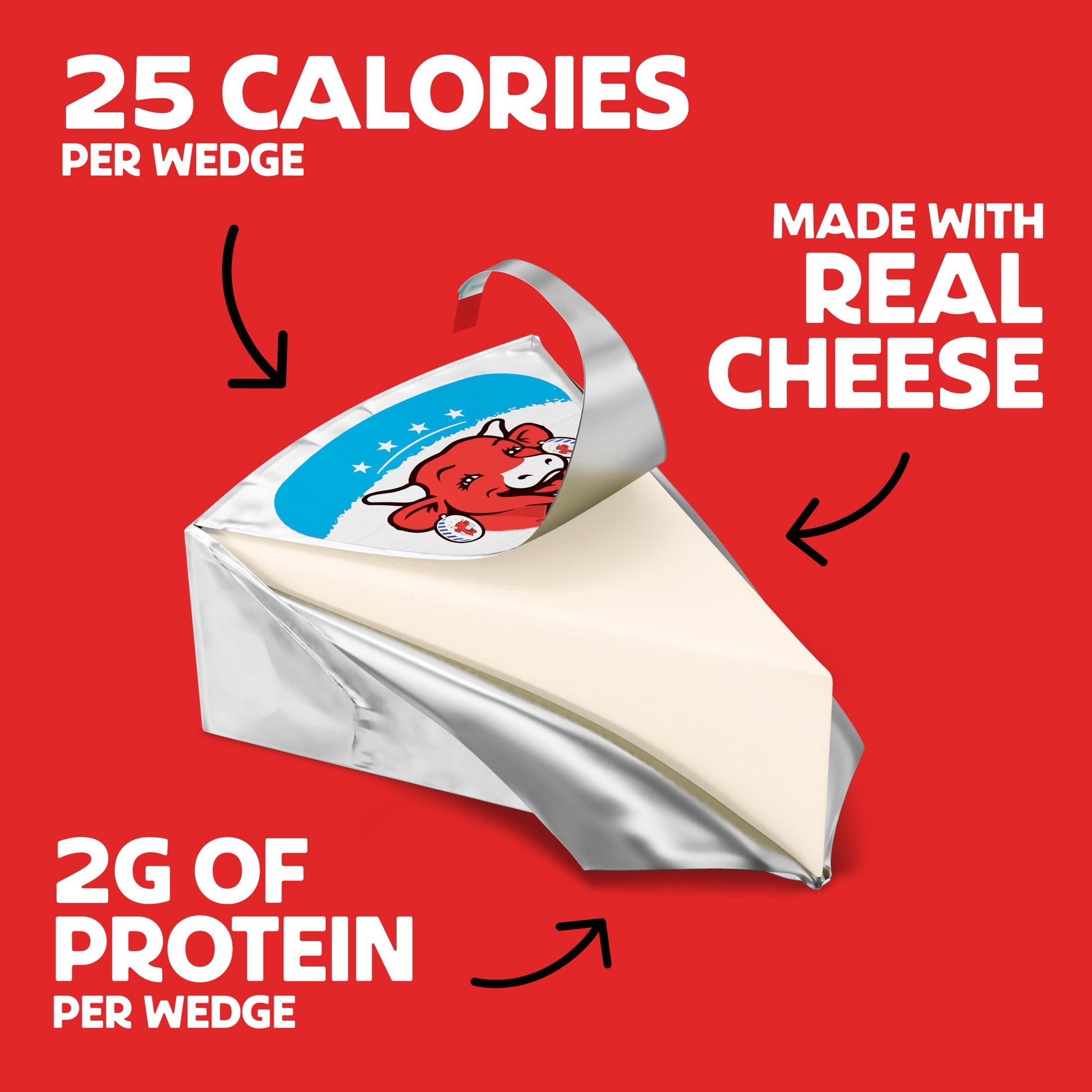 The Laughing Cow® Creamy Light Spreadable Cheese Wedges, 5.4 oz