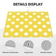 thumbnail image 3 of Balery Yellow And White Polka Dot Alfombrilla de Secado para Cocina, 18x24 Pulgadas, Súper Absorbente para Platos y Encimeras, 3 of 7
