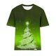 thumbnail image 4 of Camisetas Casuales de las Mujeres Suéter de Manga Corta Impreso Cuello Redondo, Poliéster Ligero para Todas las Estaciones Diario Y Confort de Uso, 4 of 4