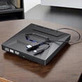 thumbnail image 2 of Minidisc Player External DVD Player with Computer Recorder Black, 2 of 5
