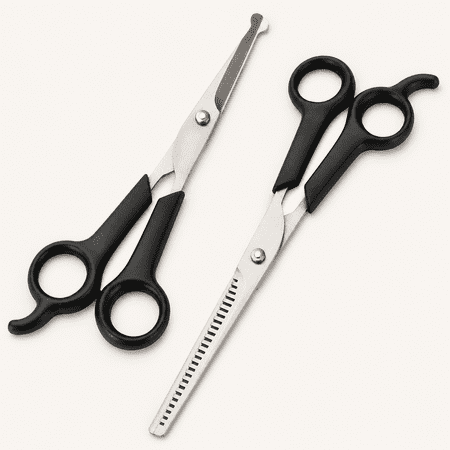 Professional Pets Grooming Scissors Set Stainless Steel Dog Eye scissors Thinning Shears for Dogs and Cats Home pet grooming Tool kit 5 Ink