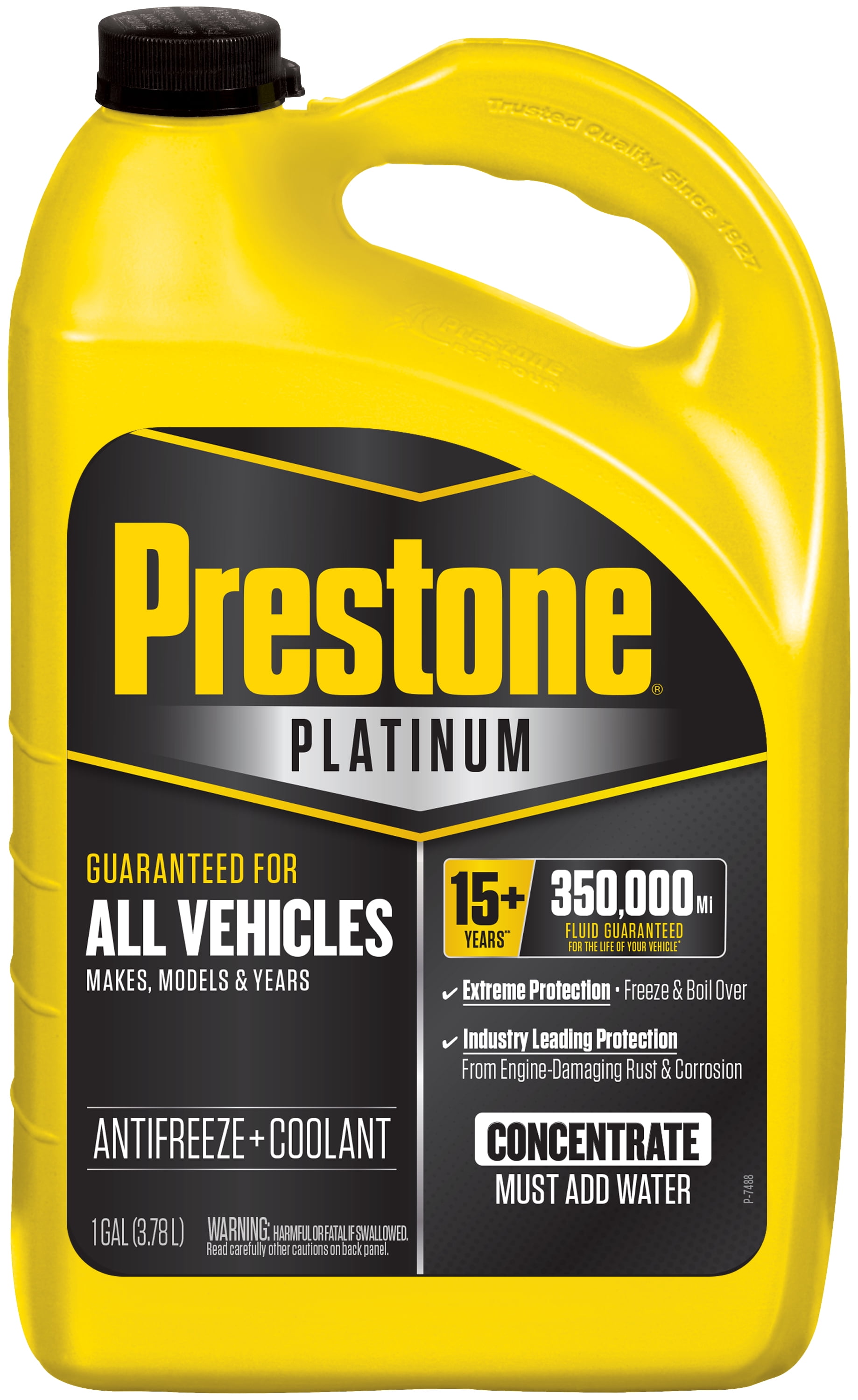 Prestone Platinum Univ Antifreeze+Coolant; 15yr/350k mi, 1 Gal - Concentrate