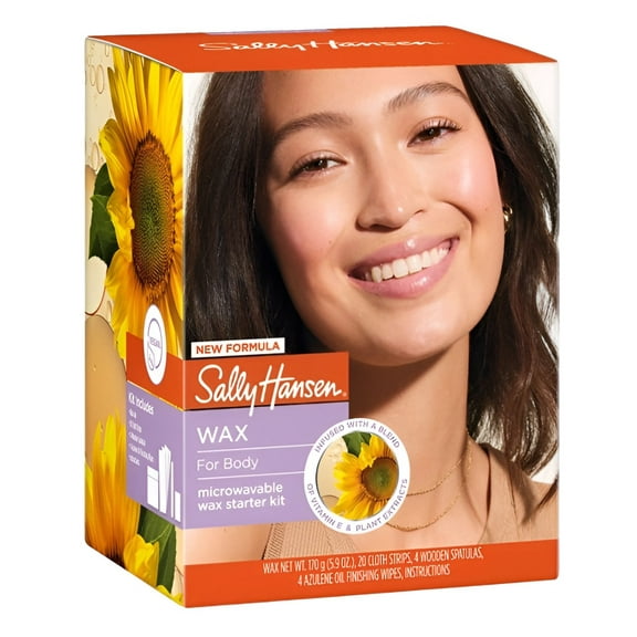 Sally Hansen Microwaveable Wax Starter Kit For Body (Pack of 3)