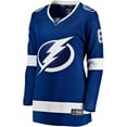 thumbnail image 2 of Women's Fanatics Nick Abruzzese Blue Tampa Bay Lightning Home Breakaway Jersey, 2 of 3