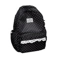 thumbnail image 2 of Polka Dot Lace School Backpack for Teen Girls Young Students, Large Capacity Lightweight Multi Pocket Casual Campus Daily Travel Bookbag Daypack, 2 of 8