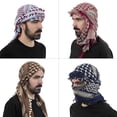 thumbnail image 4 of Turbante Shemagh Chalina Unisex Algodón Marrón - Naisha NAISHA SHNSH, 4 of 4