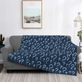 thumbnail image 5 of KLL Question Marks Print Fleece Throw Blanket, Horizontal Fleece Bedding Cute Soft Blankets Comfy Fleece Flannel Plush Home Decor for Couch & Bed -80"x60", 5 of 9